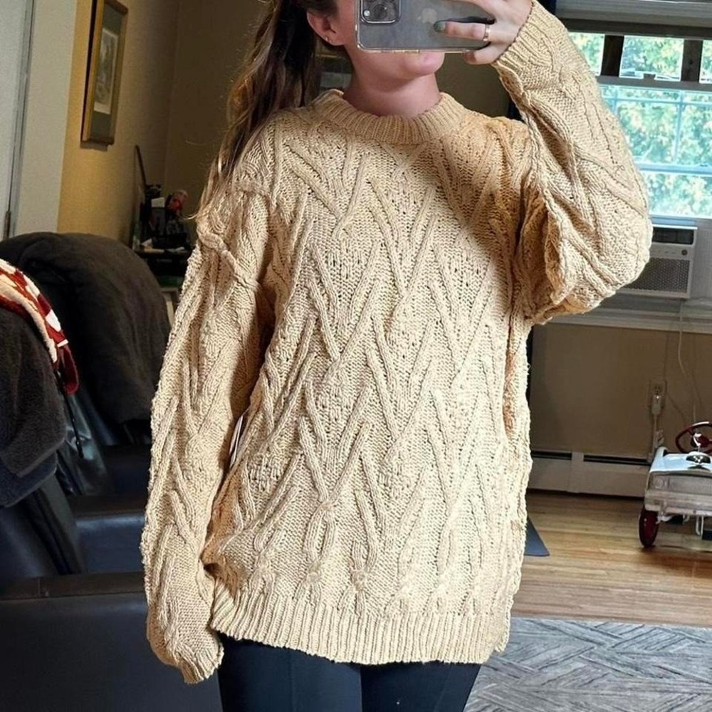 Free People Chunky Knit Sweater